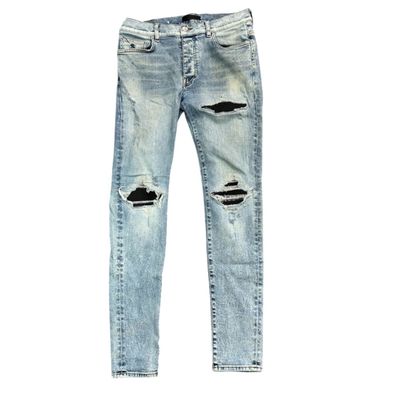 AMIRI MX-1 INDIGO/BLACK JEANS SZ 34