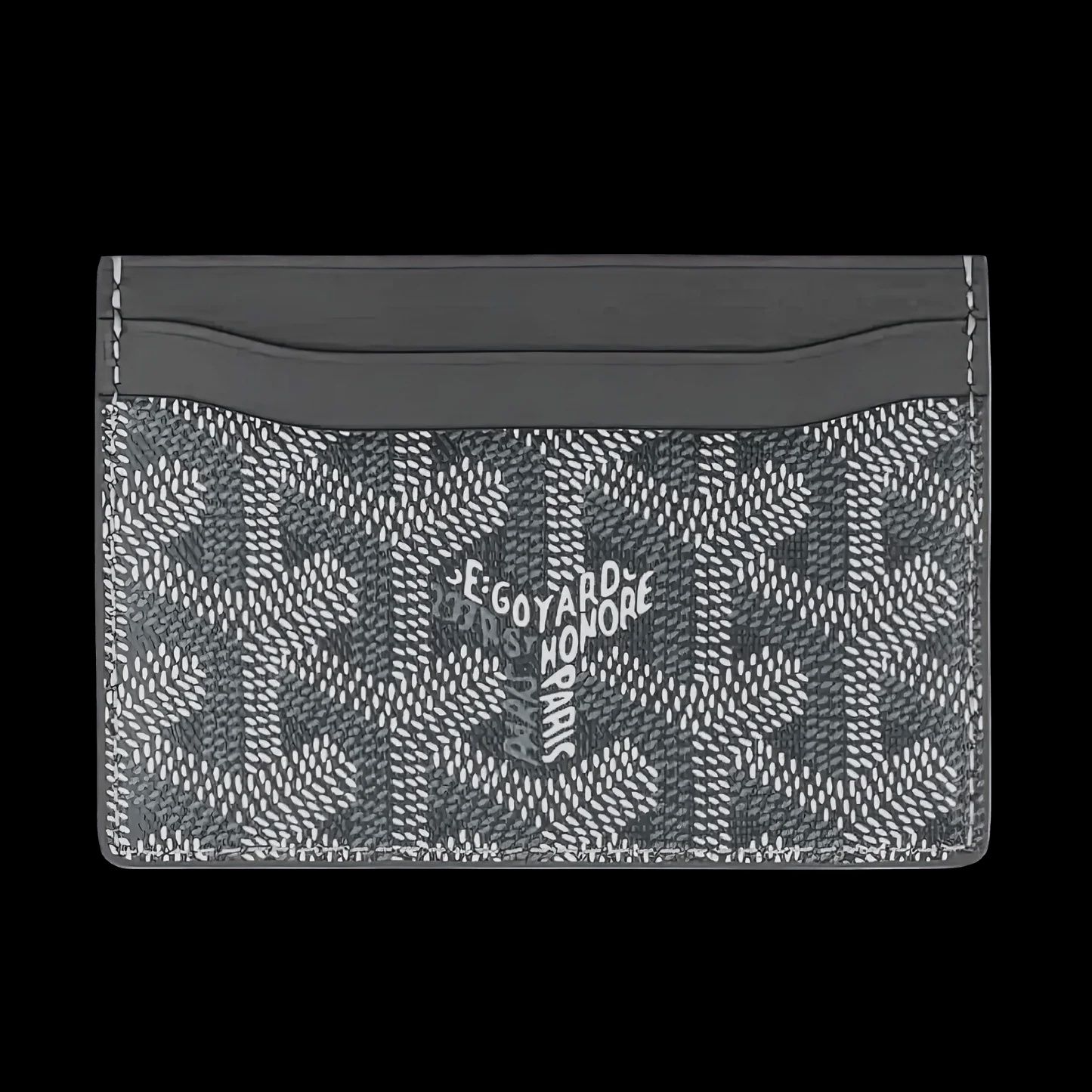 GOYARD SAINT-SULPICE CARD WALLET GREY