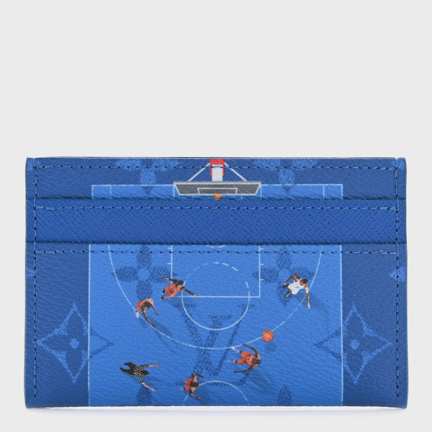 LOUIS VUITTON BASKETBALL DOUBLE CARD CASE BLUE