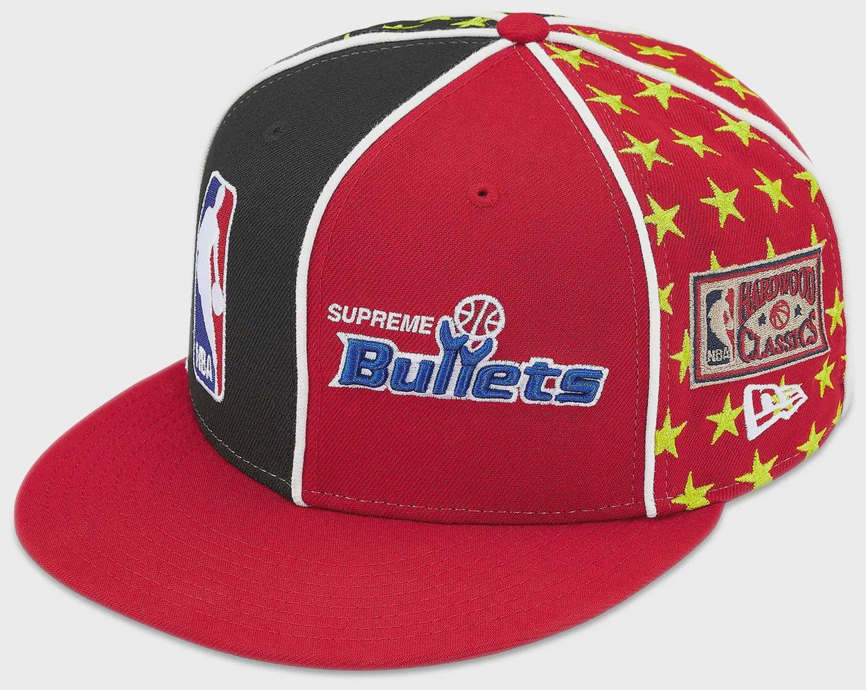 SUPREME X MITCHELL &amp; NESS TEAMS NEW ERA "RED"