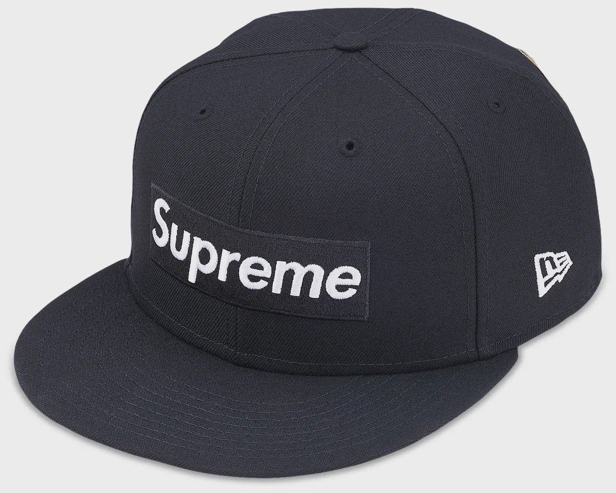 SUPREME RINGS BOX LOGO NEW ERA "NAVY"