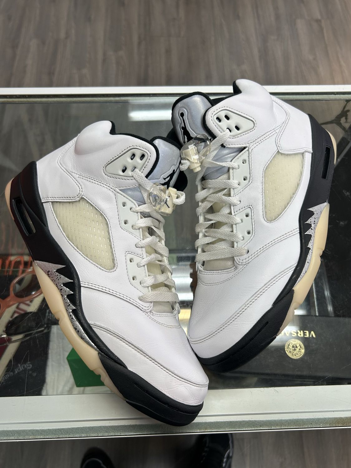 JORDAN 5 "WHITE BLACK" SZ 11 N.B.