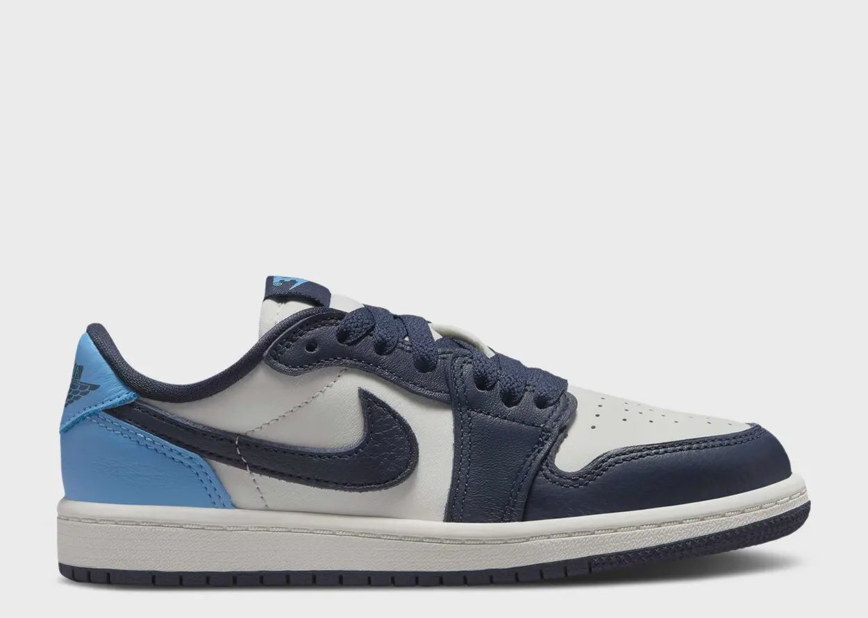 JORDAN 1 LOW "OBSIDIAN UNC" TD