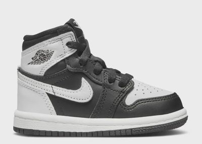 JORDAN 1 HIGH "BLACK WHITE" TD