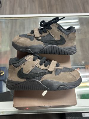 JORDAN X TRAVIS SCOTT JUMPMAN JACK "DARK MOCHA" SZ 10C