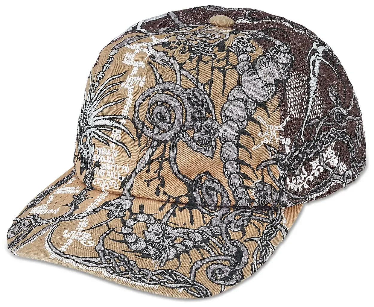 SUPREME WOMBAT EMBROIDERED MESH BACK 6-PANEL "TAN"