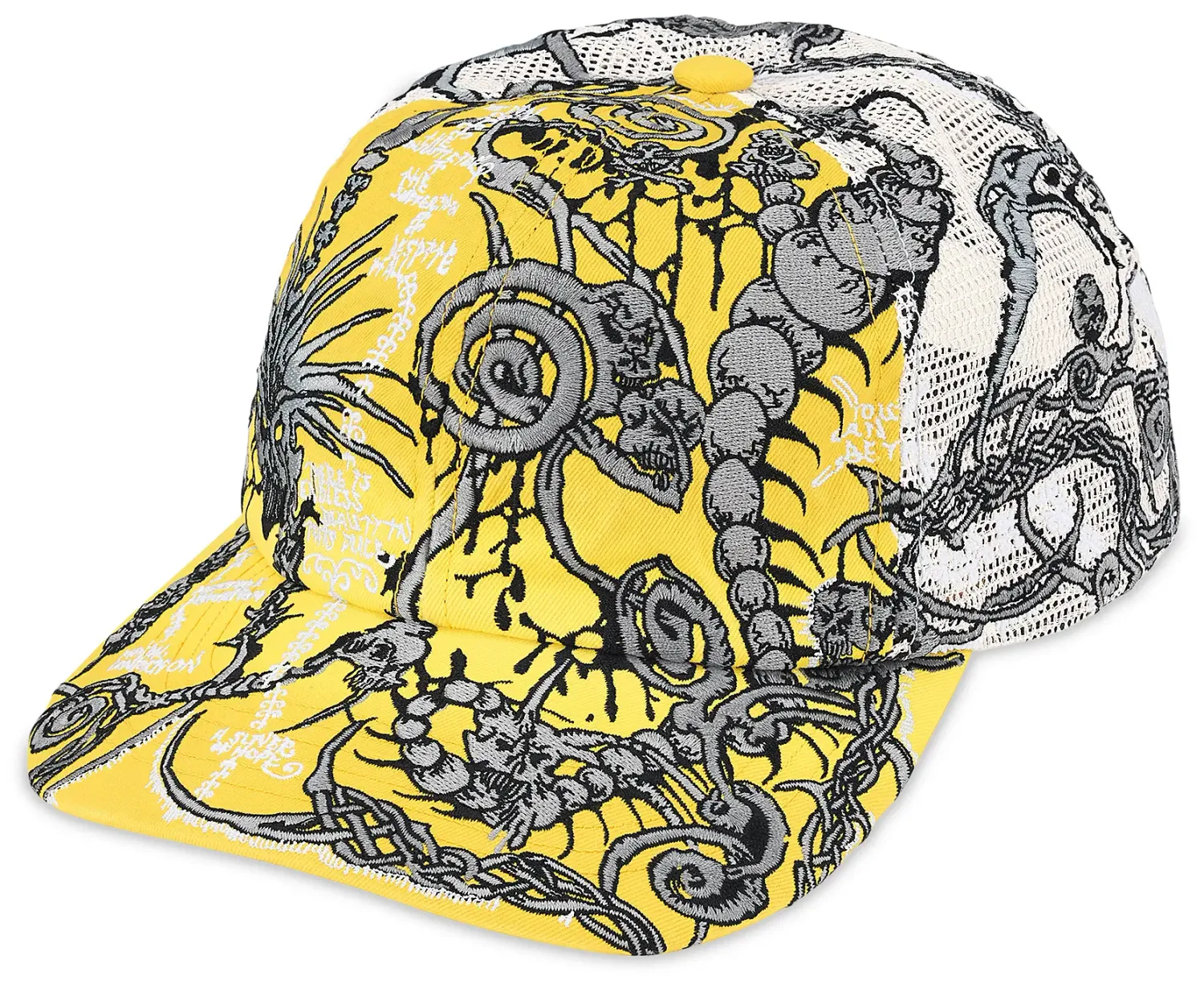 SUPREME WOMBAT EMBROIDERED MESH BACK 6-PANEL "YELLOW"