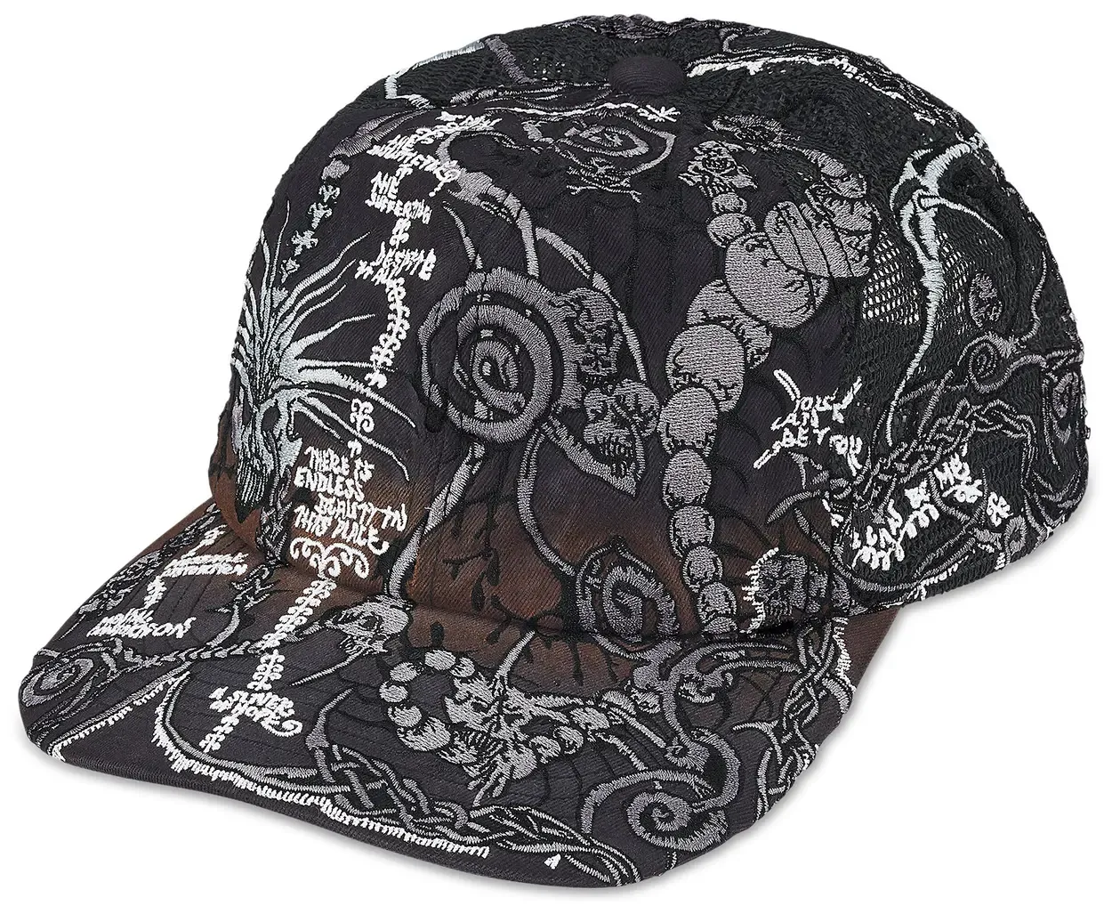 SUPREME WOMBAT EMBROIDERED MESH BACK 6-PANEL "BLACK"