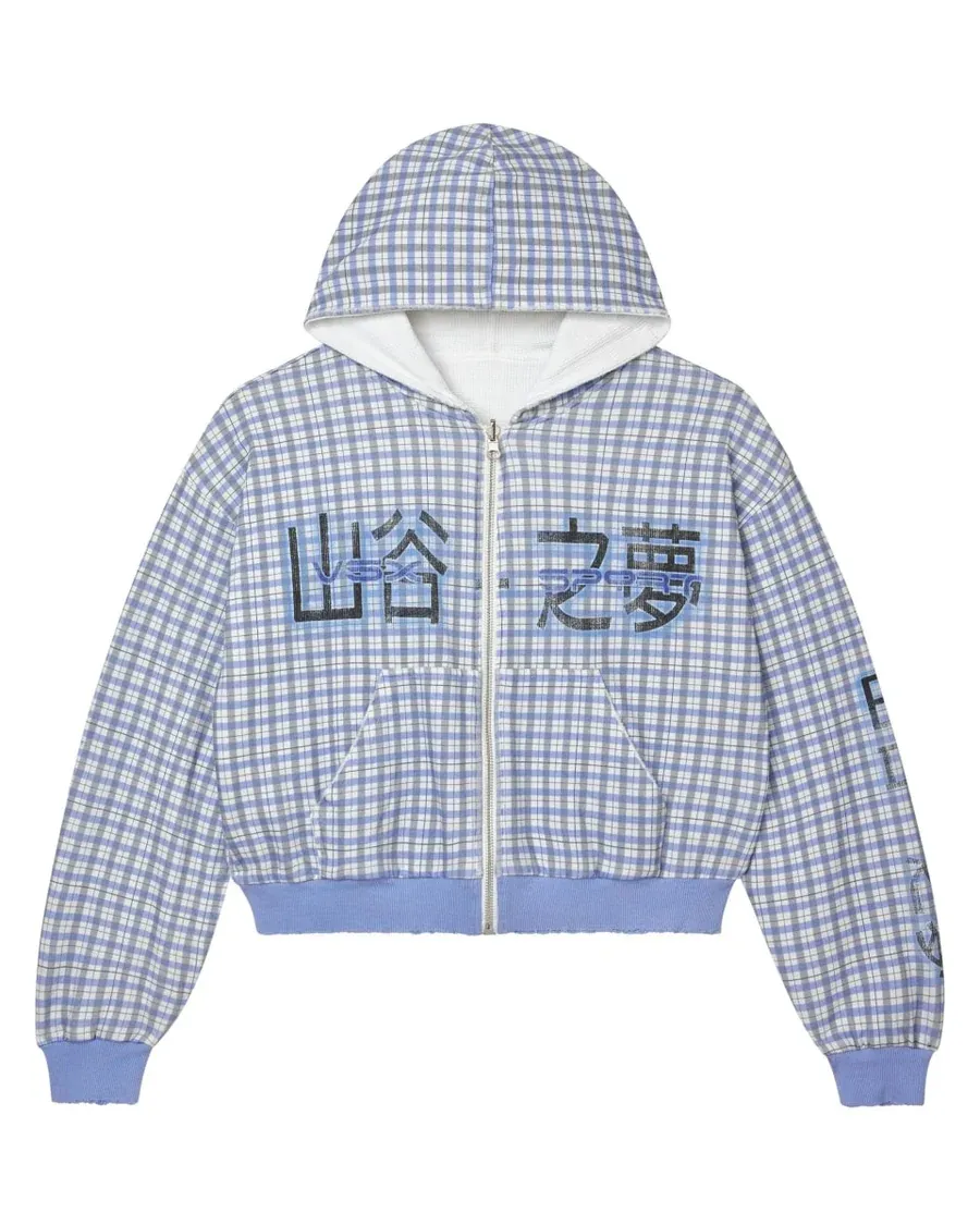 VALE FOREVER REVERSO THERMAL ZIP UP BLUE