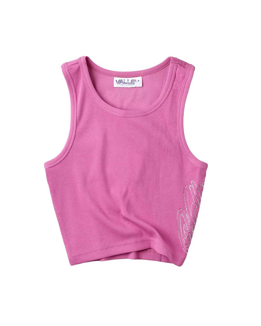 VALE FOREVER WOMEN'S VALLEY BLING TANK BUBBLEGUM PINK