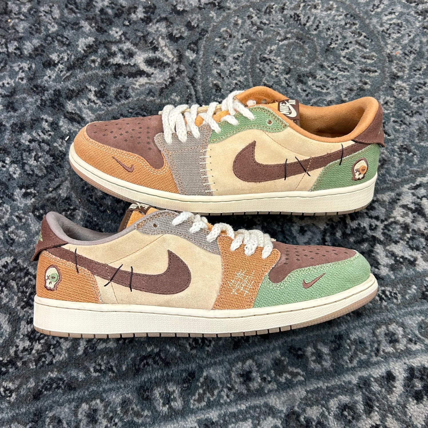 JORDAN 1 LOW X ZION WILLIAMSON "VOODOO" SZ 12 N.B.