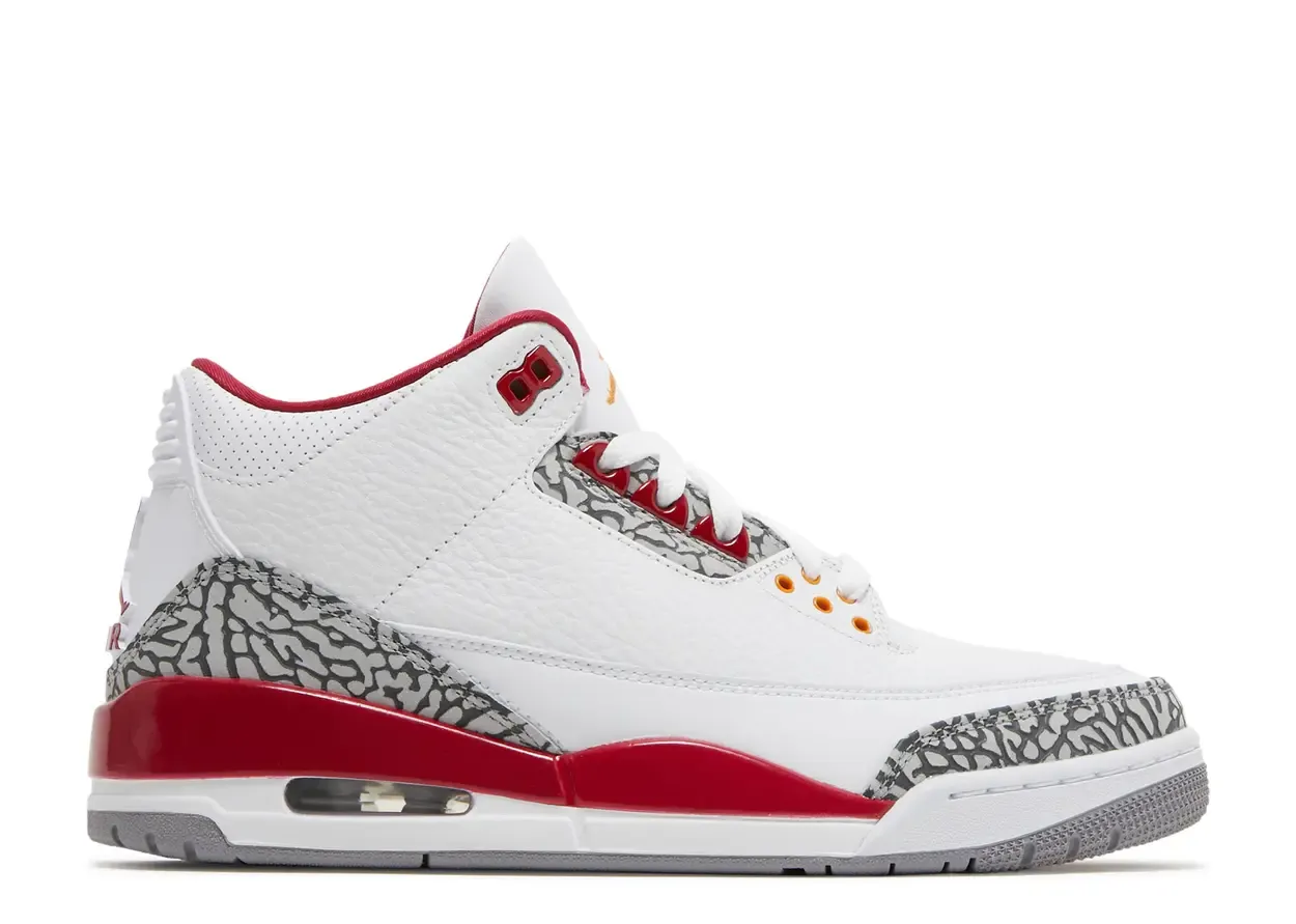 JORDAN 3 "CARDINAL RED"