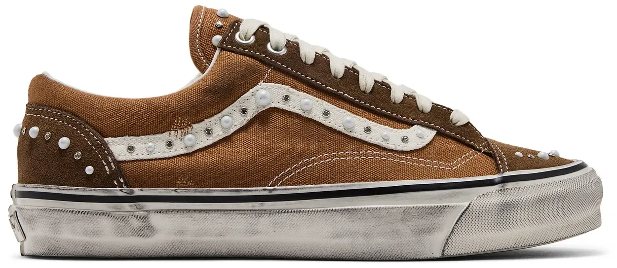 VANS OLD SKOOL 36 LX PEARLIZED PACK- "VINTAGE COCOA. BROWN"