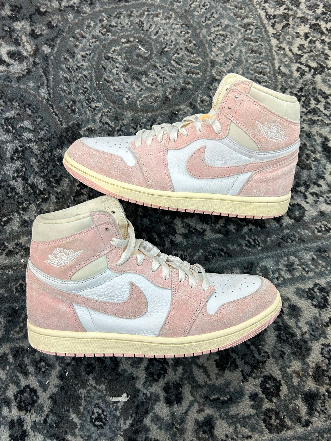 JORDAN 1 HIGH “WASHED PINK” SZ 8 N.B.