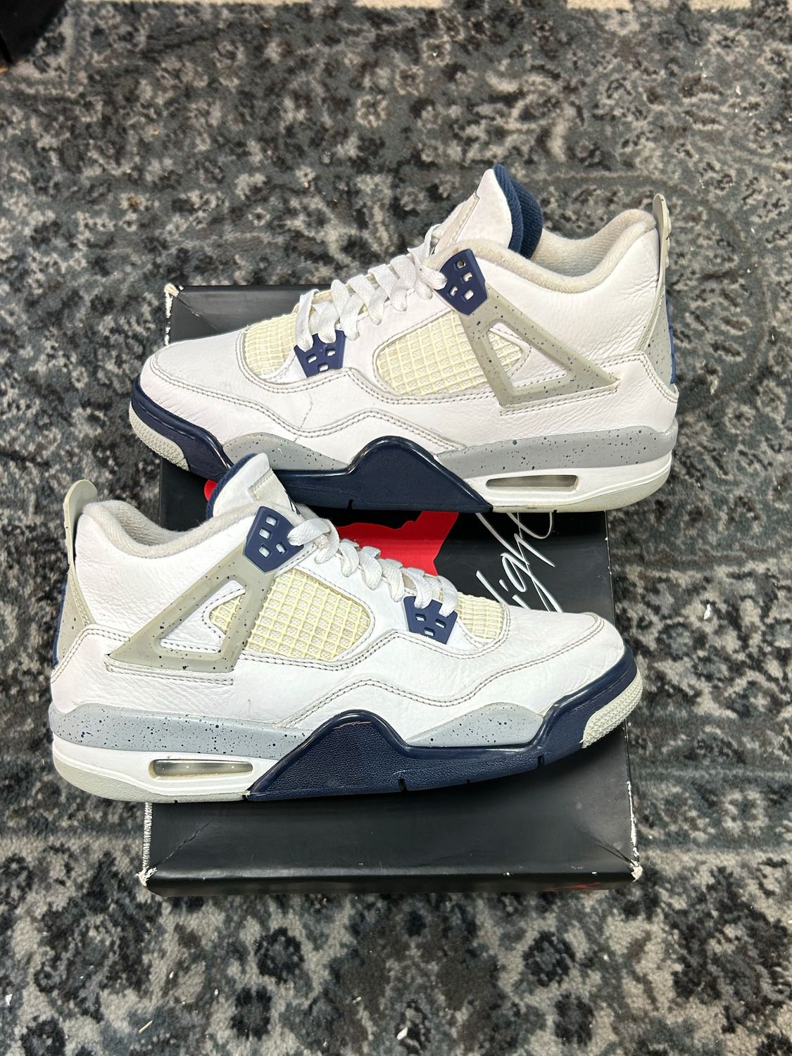 JORDAN 4 “MIDNIGHT NAVY” SZ 6