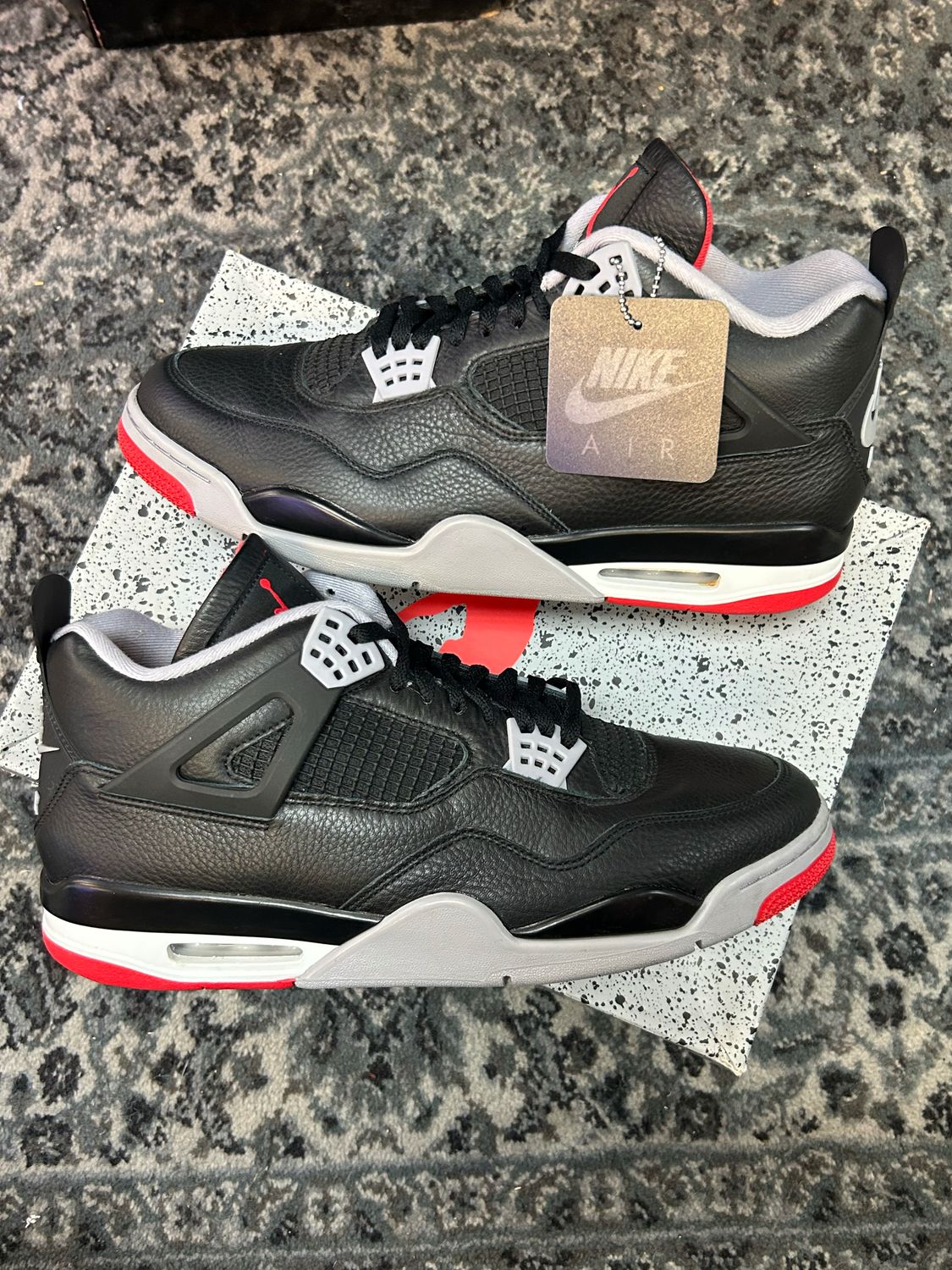 JORDAN 4 “ BRED REIMAGINED” SZ 14