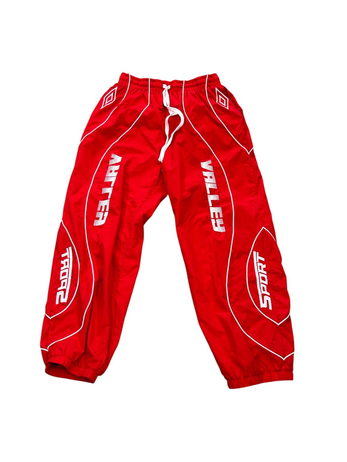 VALE RED SWISH SWEATS (PREOWNED)