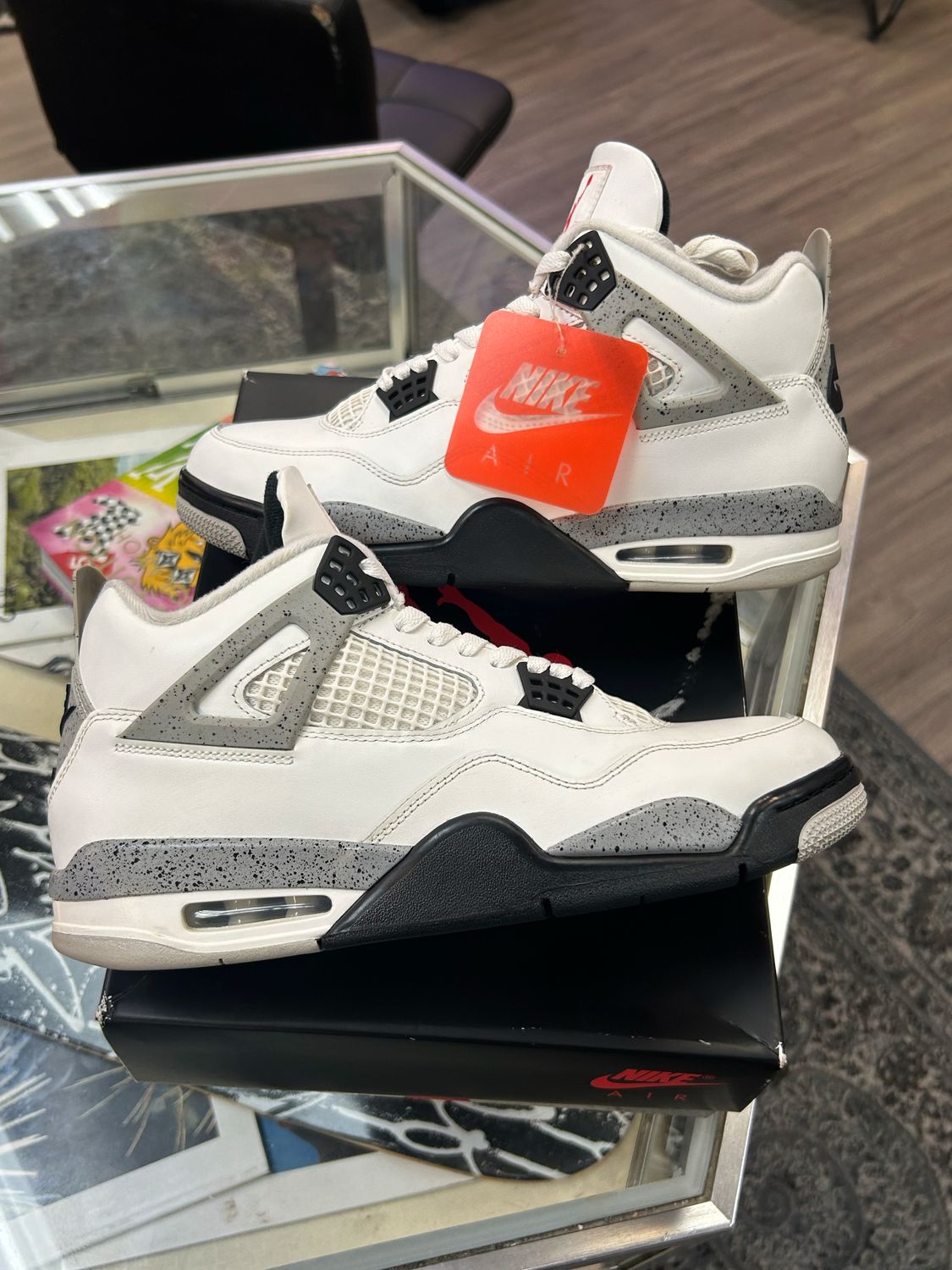 JORDAN 4 “ WHITE CEMENT” SZ 10.5