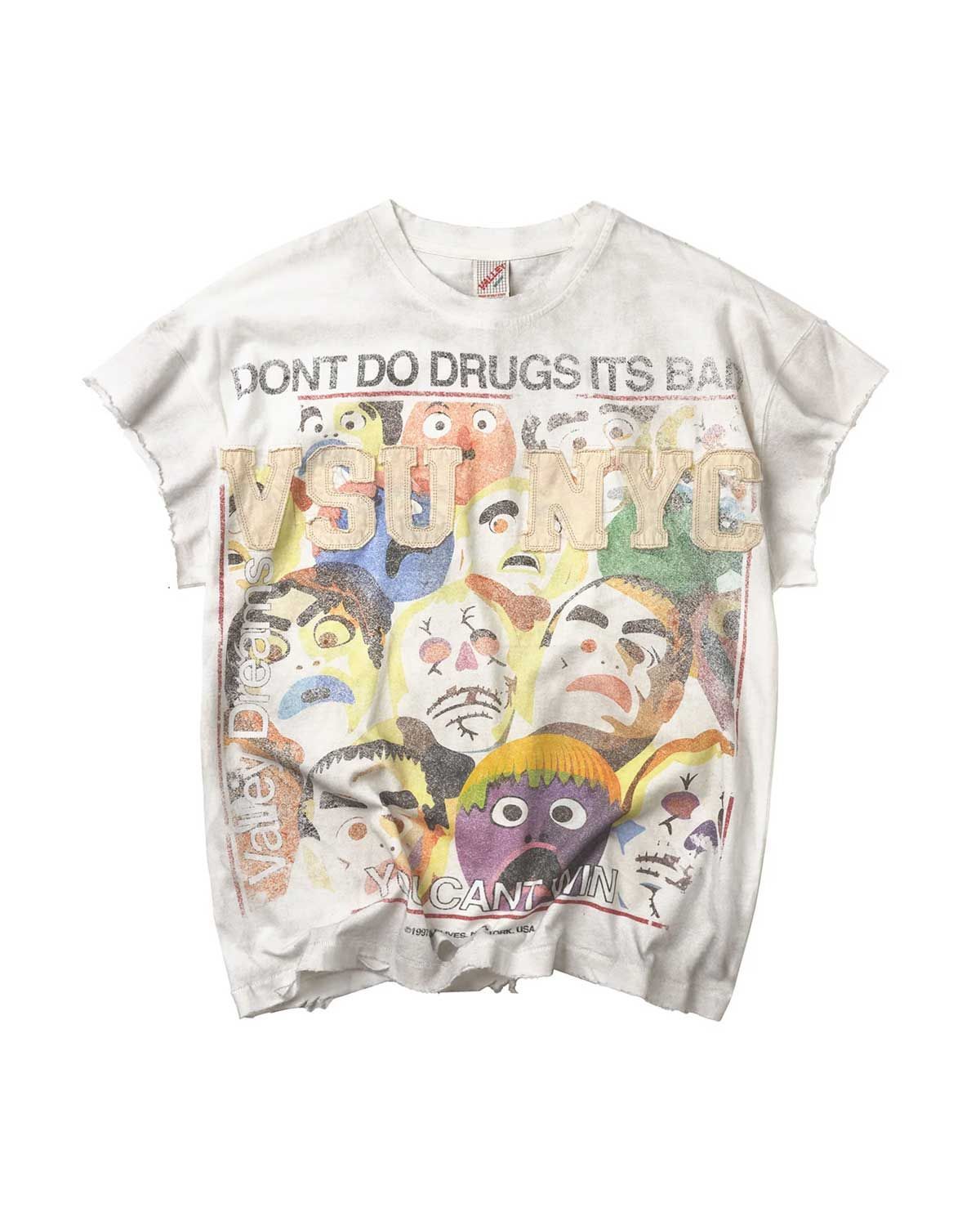 VALE NO DRUGS TANK WHITE