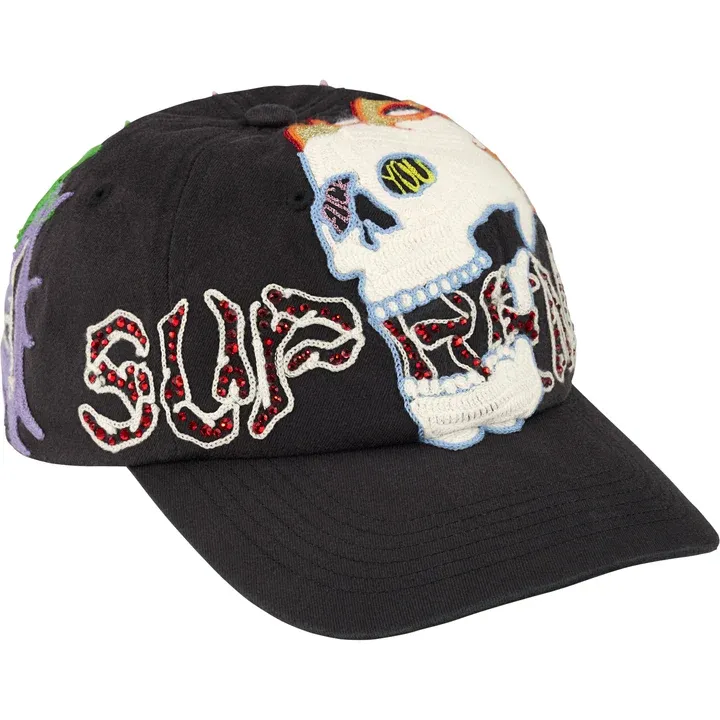 SUPREME X FW26 6-PANEL "BLACK"