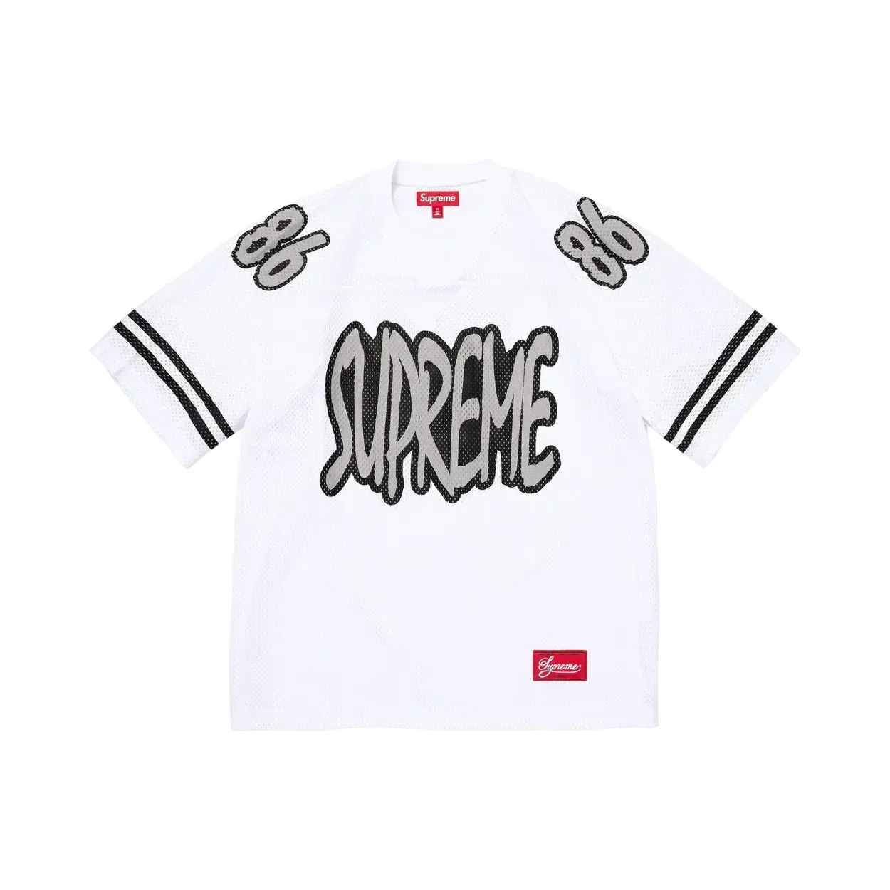 SUPREME REFLECTIVE JERSEY "WHITE"