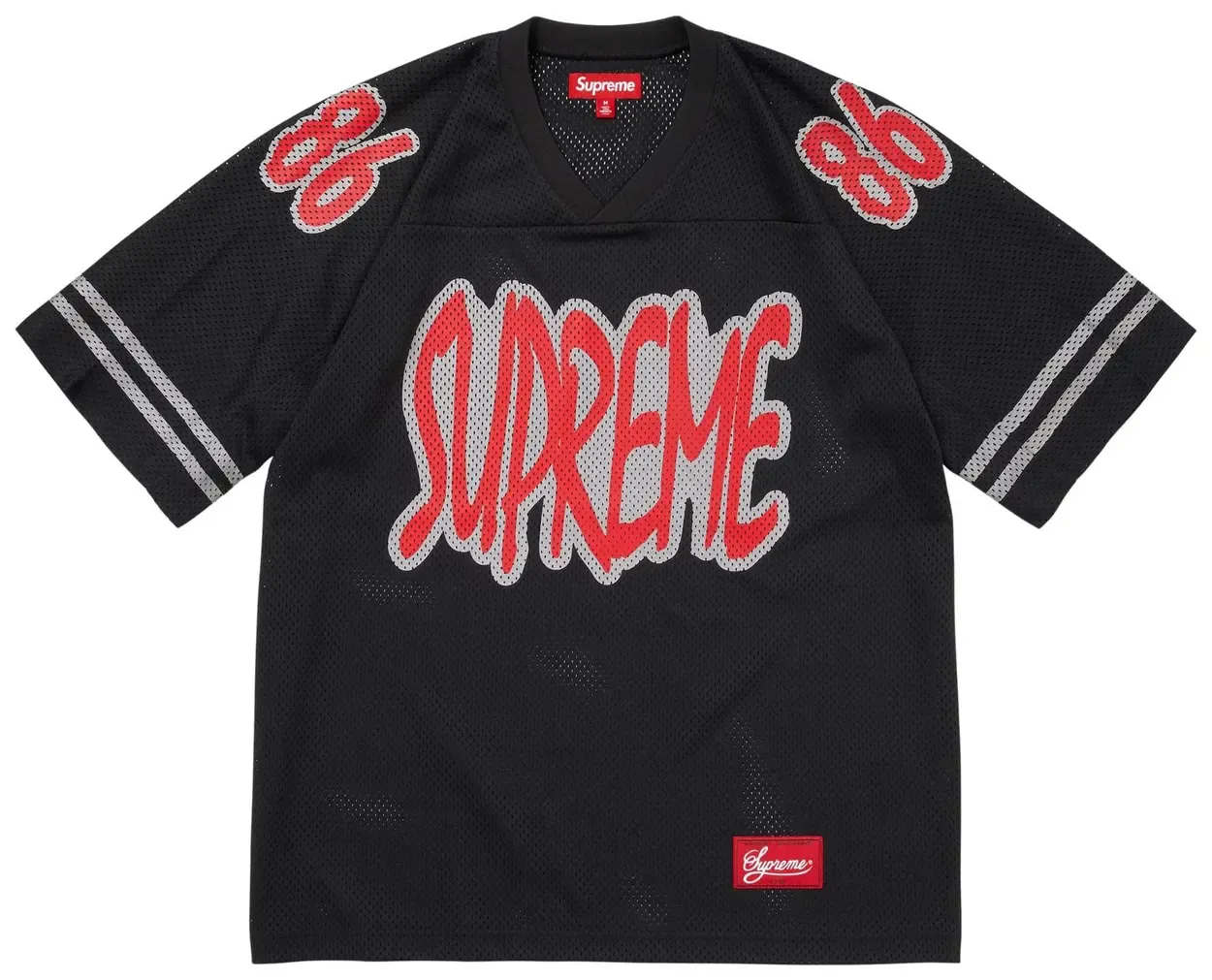SUPREME REFLECTIVE JERSEY "BLACK"