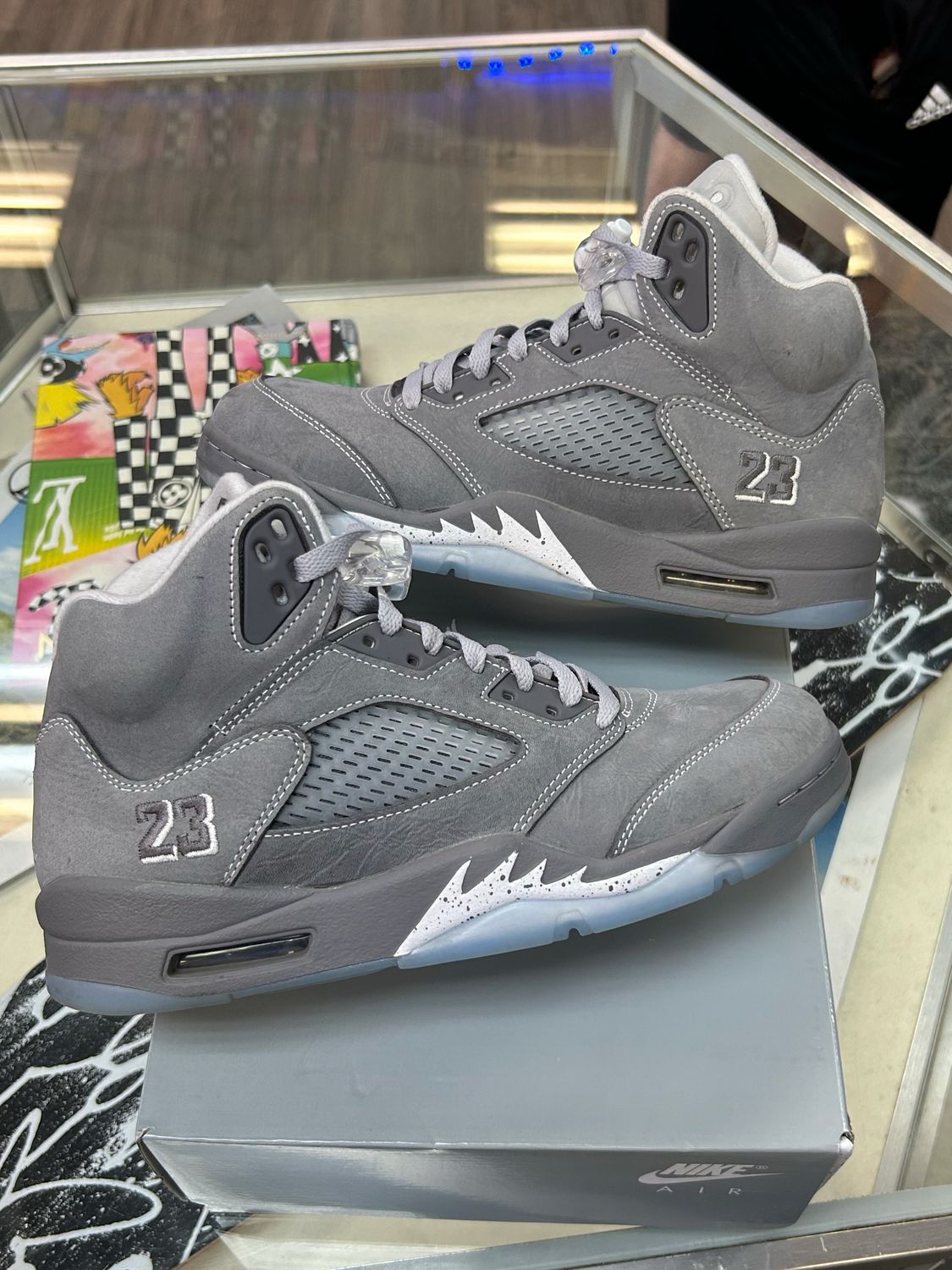 JORDAN 5 “WOLF GREY” SZ 8