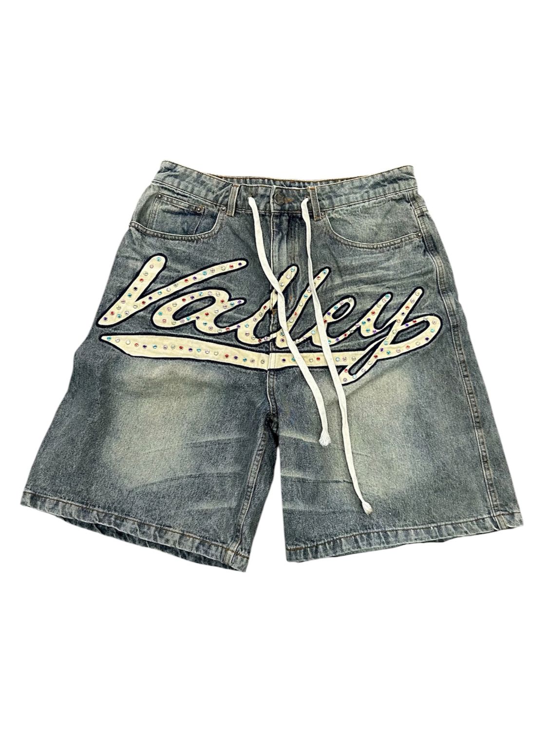 VALE BLACK SKITTLE JORTS (PREOWNED)