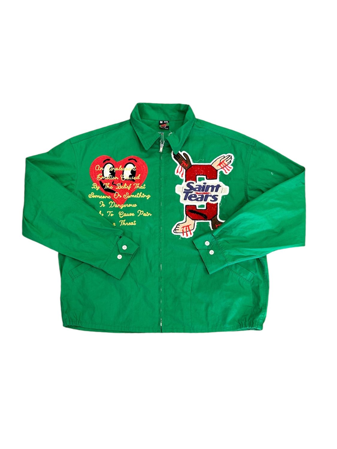 SAINT MICHEAL X DENIM TEARS SWING TOP JACKET GREEN