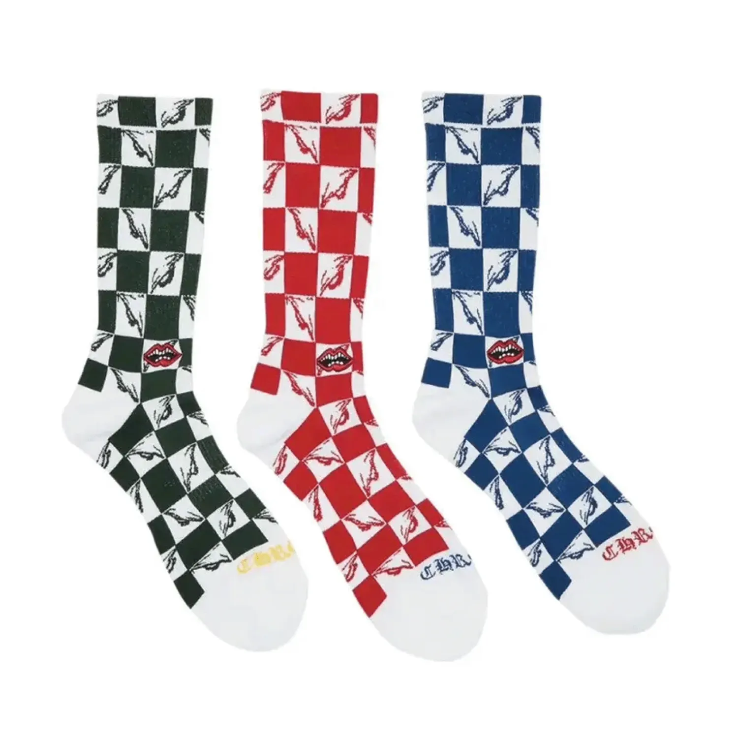 CHROME HEARTS MATTY BOY 99 EYES SOCKS