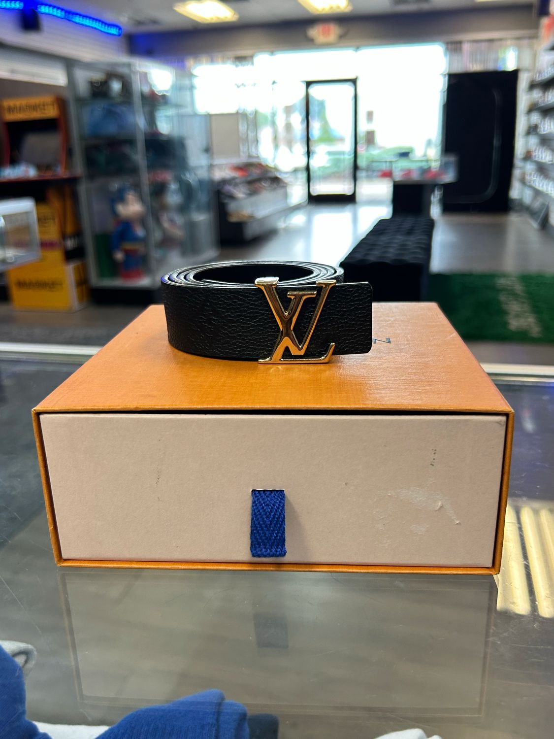 LV ICONIC 30mm REVERSIBLE BELT SZ 80CM
