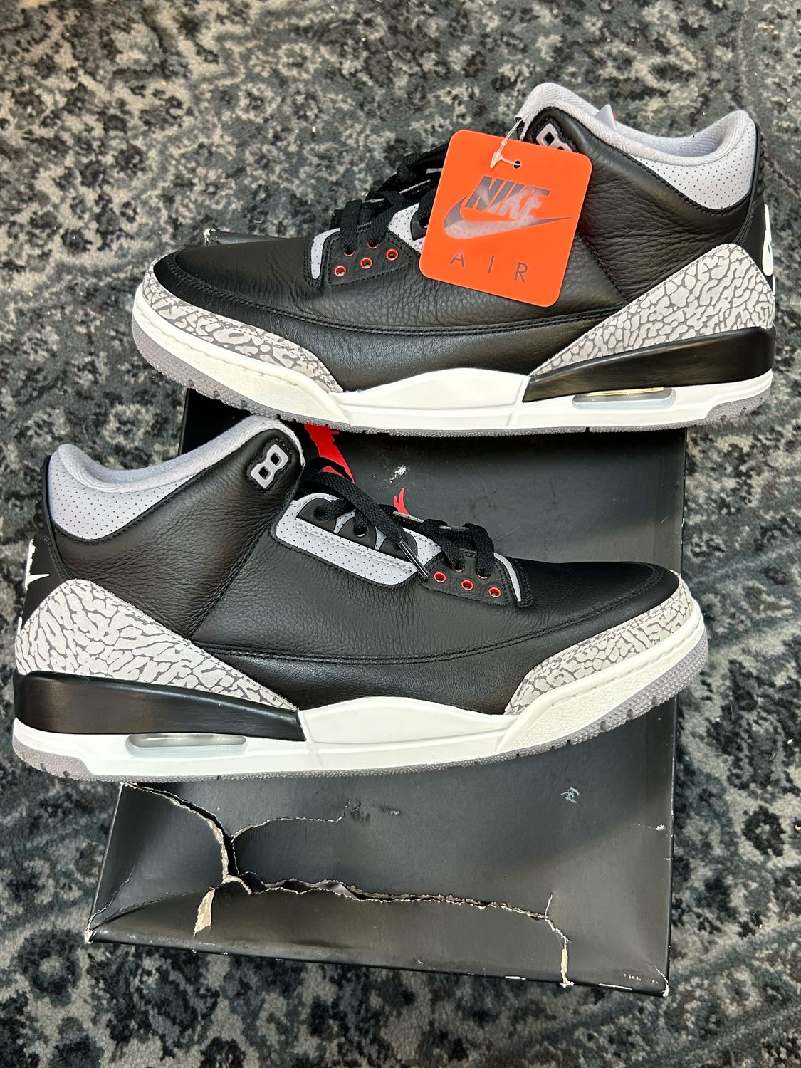 JORDAN 3 "BLACK CEMENT" SZ 13