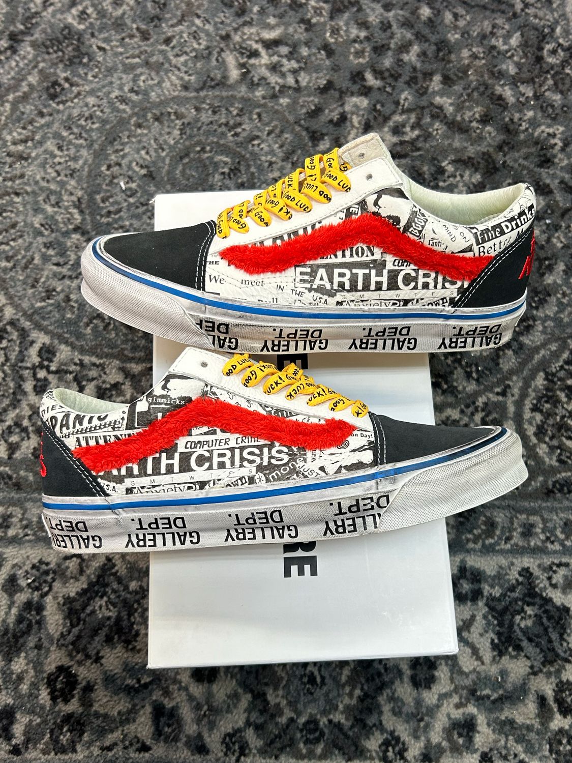 VANS OG OLD SKOOL LX X GALLERY DEPT. “GOOD LUCK” SZ 10