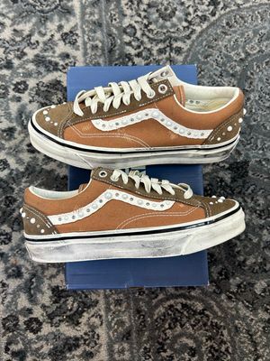 VANS OLD SKOOL 36 LX PEARLIZED PACK- "VINTAGE COCOA. BROWN"  SZ 7