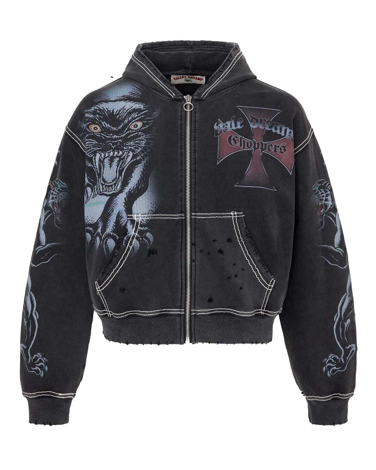 VALE FOREVER HARDY BOYZ ZIP UP BLACK