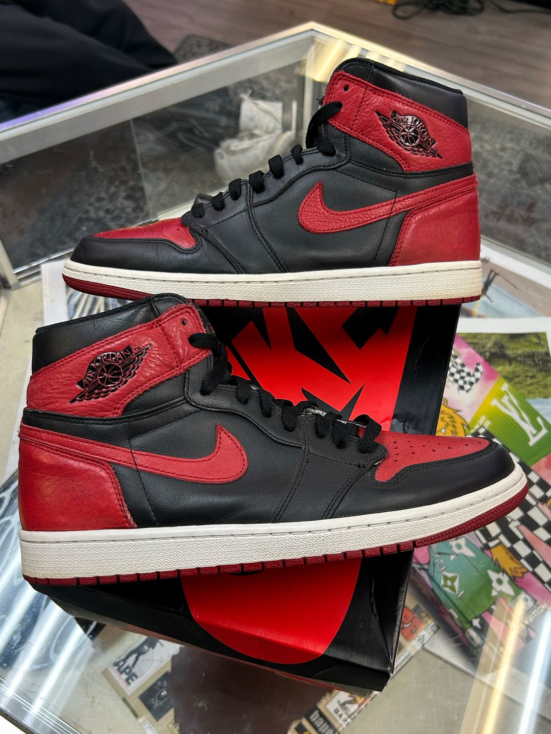 JORDAN 1 HIGH “BRED/BANNED” SZ 11 (2016)