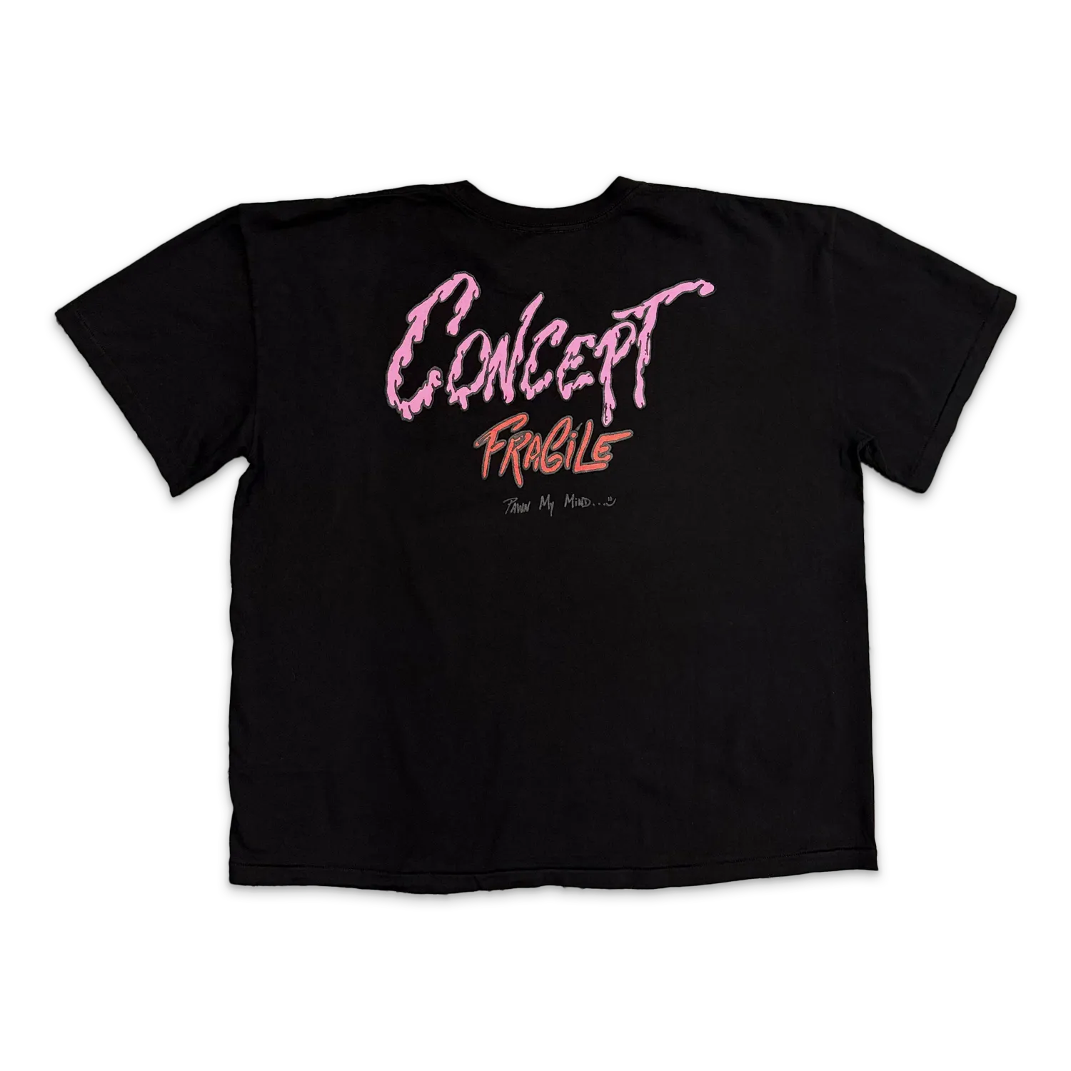 CONCEPT FRAGILE TEE "BLACK"