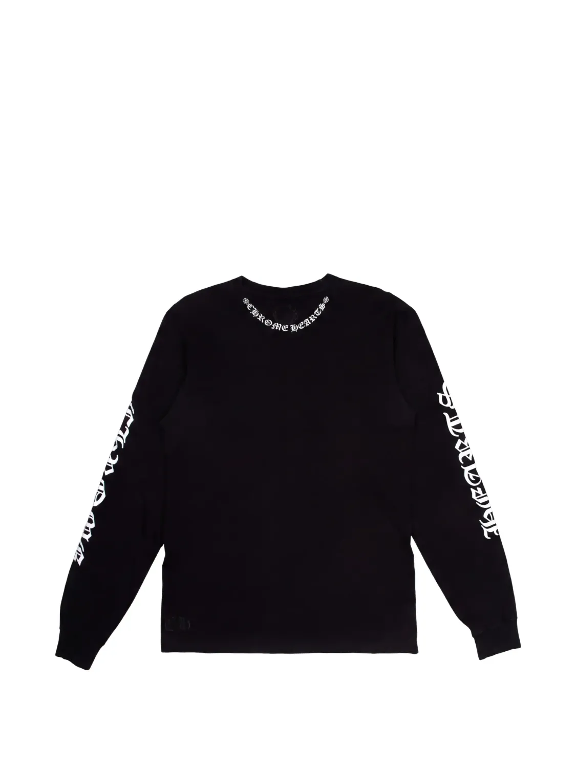 CHROME HEARTS NECK LOGO LONG SLEEVE POCKET TEE
