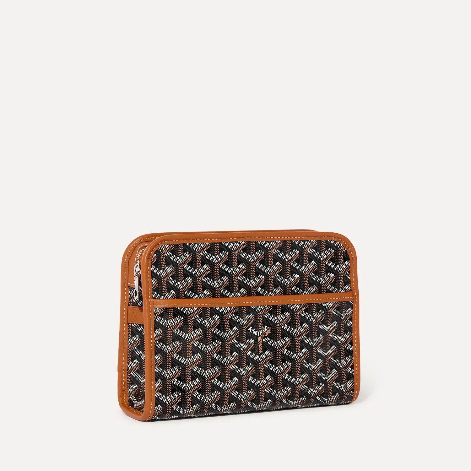 GOYARD JOUVENCE TOILETRY BAG MM BLACK/BROWN