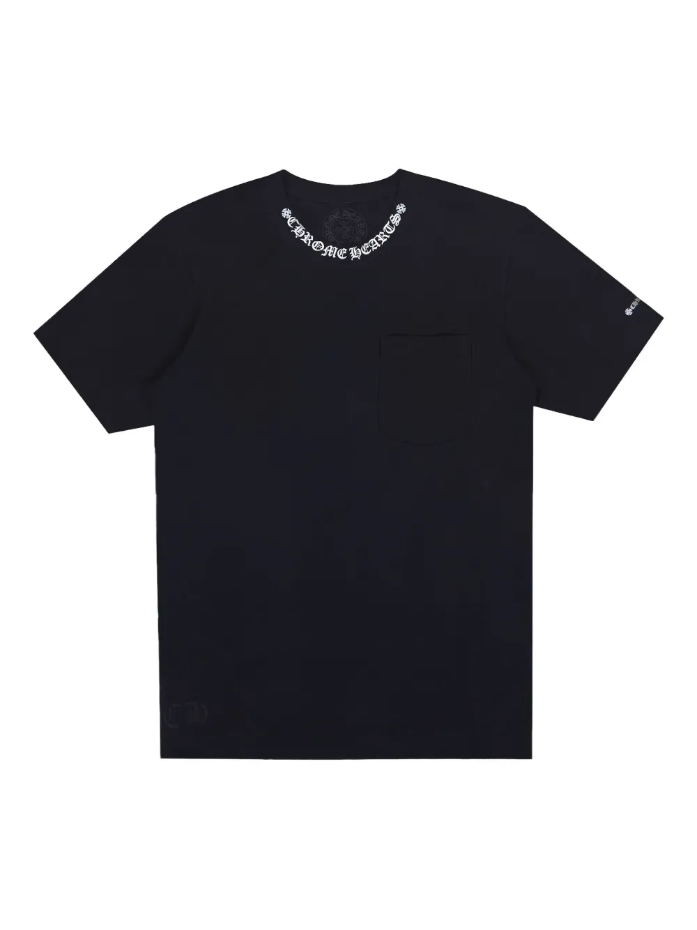 CHROME HEARTS NECK T-SHIRT SLEEVE POCKET TEE