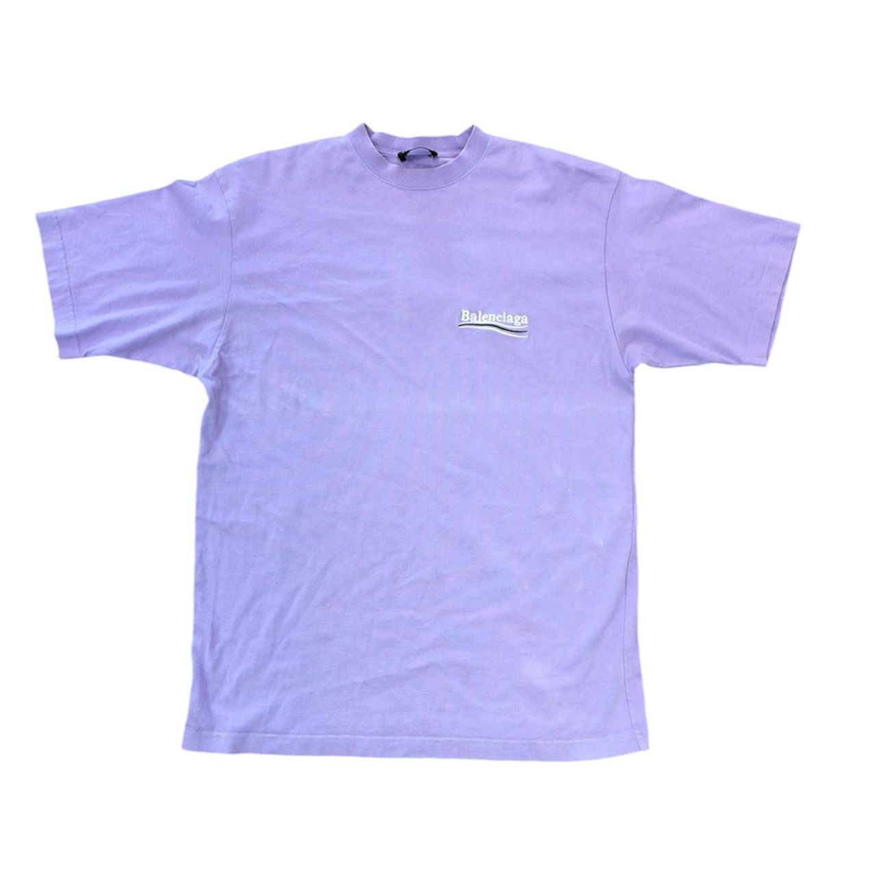 BALENCIAGA POLITICAL CAMPAIGN OVERSIZED LOGO T-SHIRT
