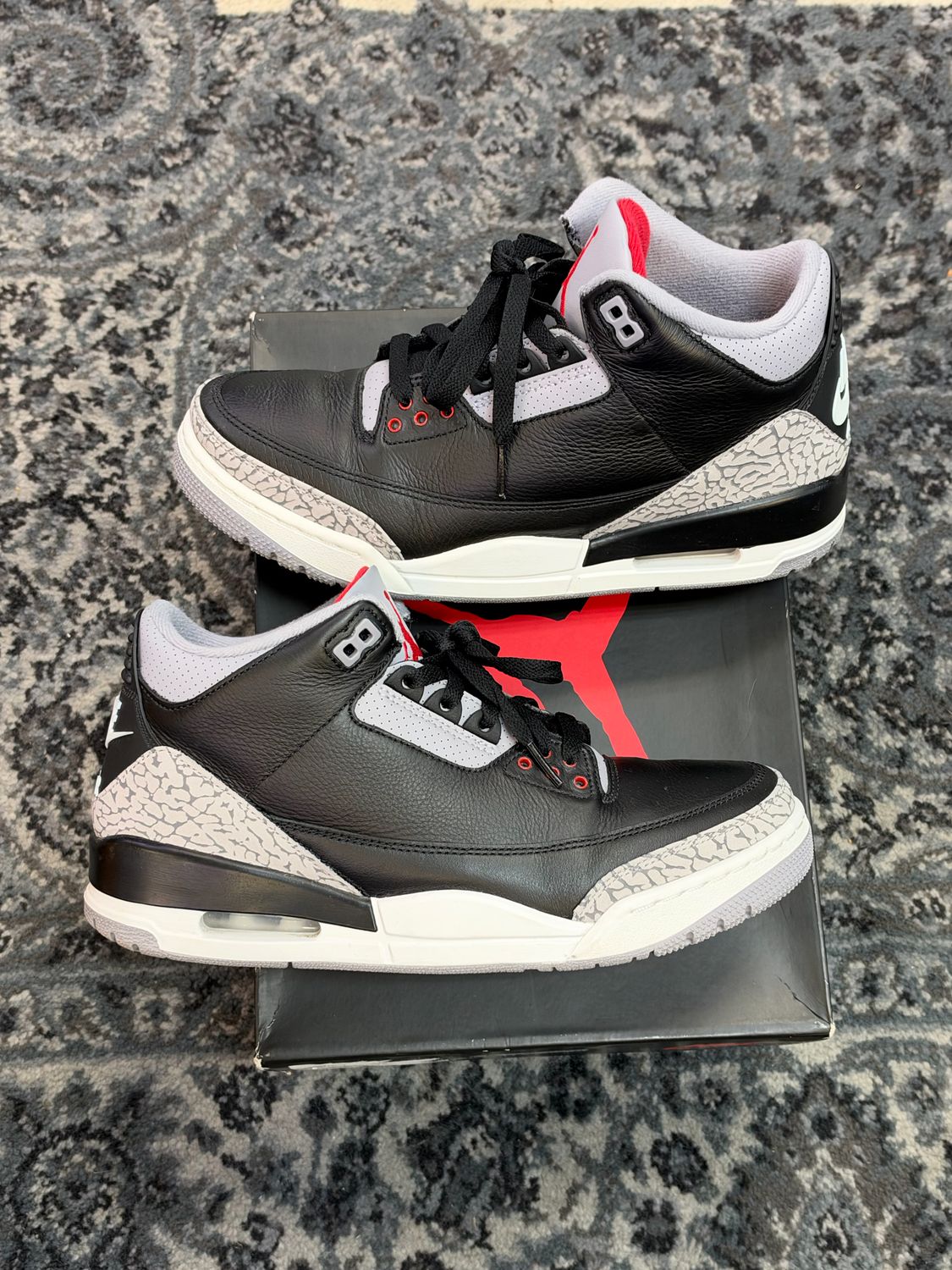 JORDAN 3 “BLACK CEMENT” SZ 9.5