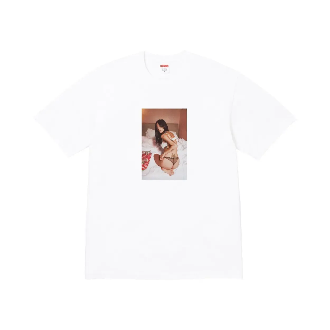 SUPREME X LARRY CLARK NEIGHBOR TEE "WHITE"