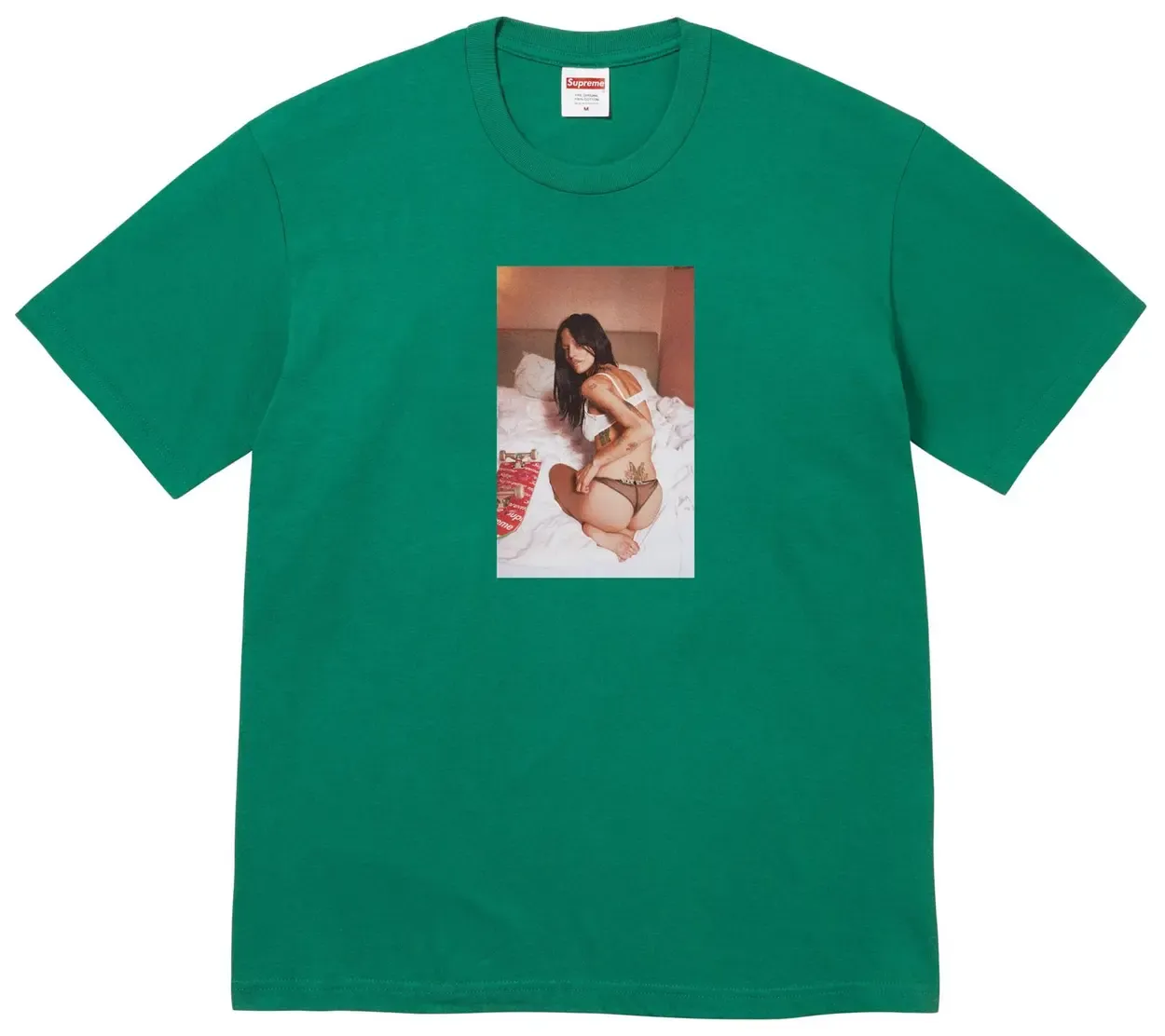 SUPREME X LARRY CLARK NEIGHBOR TEE "LIGHT PINE"