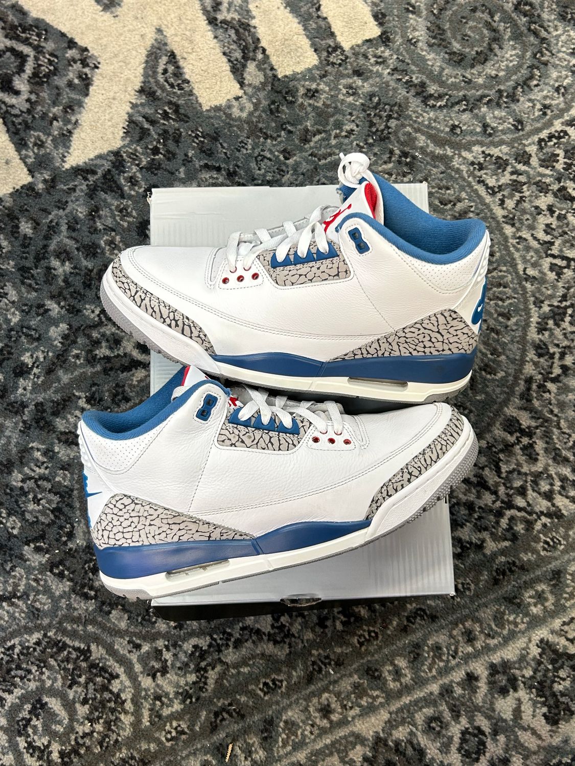 JORDAN 3 “TRUE BLUE” SZ 9.5