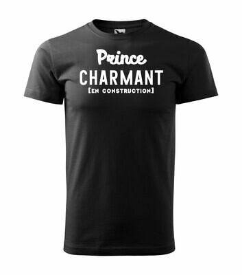 Tee shirt homme prince charmant personnalisable