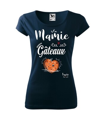 Tee shirt femme "Mamie Gâteaux" personnalisable