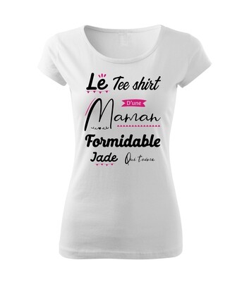 Tee shirt femme formidable personnalisable