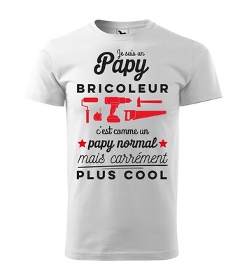Tee shirt homme papy normal bricoleur