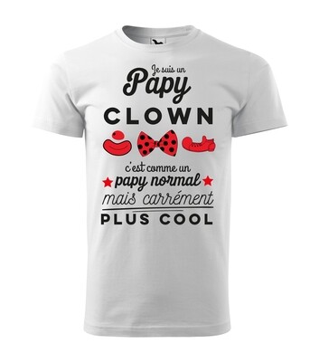 Tee shirt homme papy normal clown